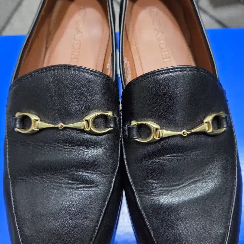 [BUNJANG] Coach Hailey Loafers Black / 코치 헤일리로퍼 6B