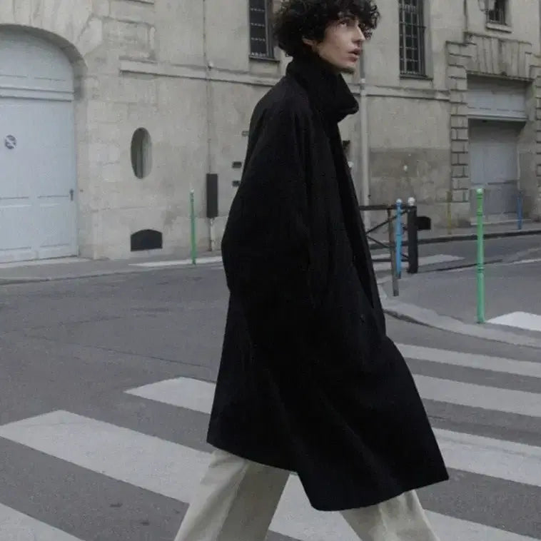 [BUNJANG] Thomas More Betwing Coat Black L / 토마스모어 TC4-CT01 베트윙 코트 블랙 L