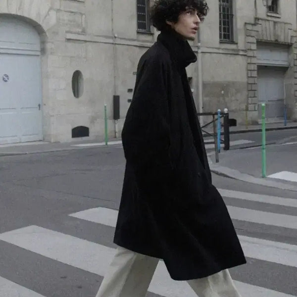 [BUNJANG] Thomas More Betwing Coat Black L / 토마스모어 TC4-CT01 베트윙 코트 블랙 L