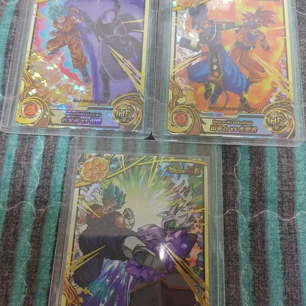 [BUNJANG] Dragon Ball Super Collectible Card HR Set (3 Cards) / 126 128 129 드래곤볼 슈퍼 콜렉트 카드 HR 3장 서비스 드림