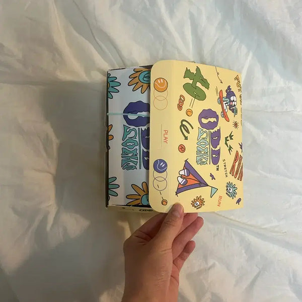 [BUNJANG] ODDSOCKS Cushioning Kids Crew Socks 4-Pack Gift Set / 새상품   오드삭스 쿠셔닝 키즈 크루 삭스 4개입 선물세트