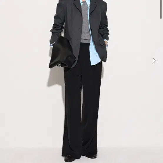 [BUNJANG] sie Abang Wide Trousers Black XS / 시에(sie) 아방 와이드 트라우저 블랙 XS