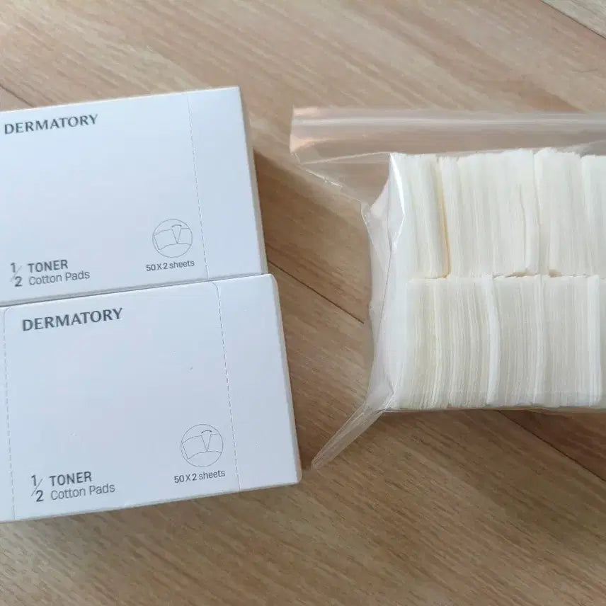 [BUNJANG] Dermafirm 1/2 Skin Pack Cotton Pads 360 Count / 더마토리 1/2 스킨팩 화장솜 360매