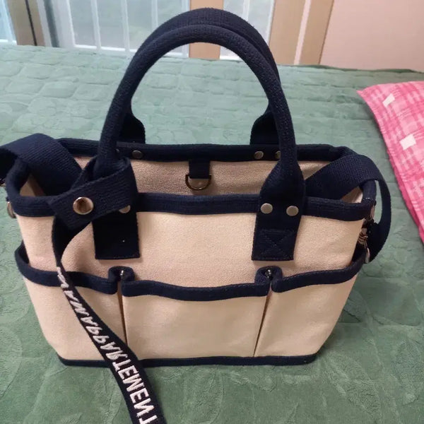 [BUNJANG] Abam Tumbler Bag Canvas Tote Bag / 아밤 텀블러백