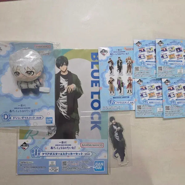 [BUNJANG] Blue Lock Ichiban Kuji Doll, Acrylic Stand, Acrylic Charm, Poster Set / 블루록 이치방쿠지 인형/아크릴 스탠드/아크릴 참/포스터 세트