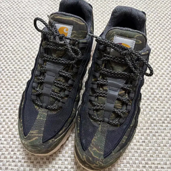 [BUNJANG] Nike x Carhartt WIP Air Max 95 Tiger Camo / [270] 나이키x칼하트윕(WIP) 에어맥스 95 (타이거카모) 단품