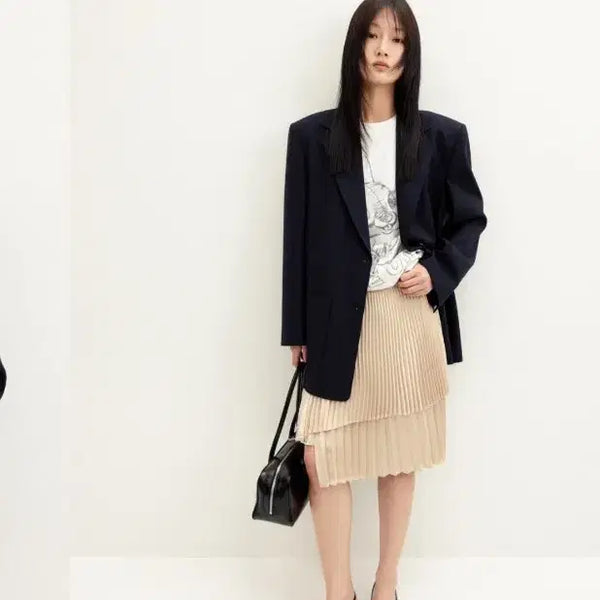 [BUNJANG] Our Oversized Mild Jacket Navy / 오르 오버핏 마일드 자켓 네이비