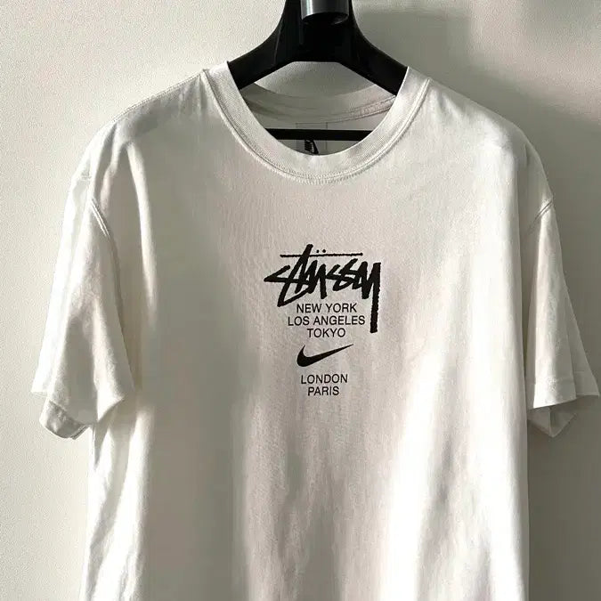 [BUNJANG] Stussy x Nike Collaboration T-Shirt / 스투시 나이키 콜라보 티셔츠