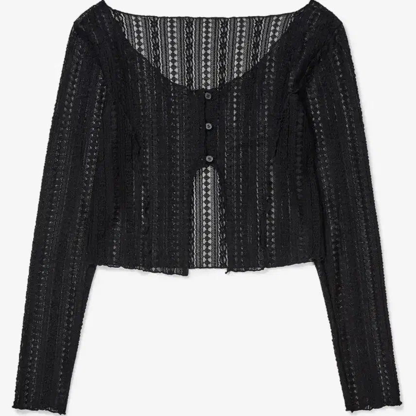 [BUNJANG] Zeroplanet Black Cardigan / 제로플레닛 가디건 블랙