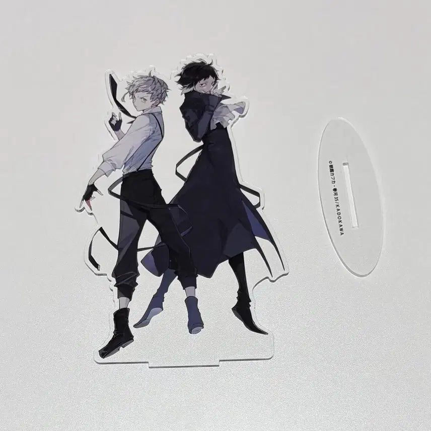 [BUNJANG] Bungo Stray Dogs Twin Black Original Art Big Acrylic Stand Atsushi Akutagawa / 문스독 신쌍흑 원화 빅 아크릴 / 아츠시 아쿠타가와