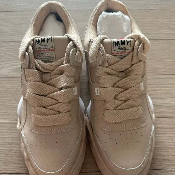 [BUNJANG] Maison Mihara Yasuhiro Parker Leather Low Top Sneakers / [43] 미하라 야스히로 파커 레더 로우탑
