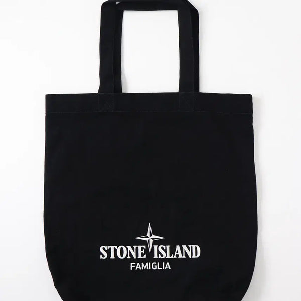 [BUNJANG] Stone Island 25SS Familia Eco Bag Black / 스톤아일랜드 25SS 파밀리아 에코백 블랙팝니다.