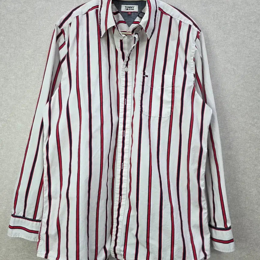 [BUNJANG] Tommy Jeans Striped Shirt / 타미진스 스트라이프 셔츠 TOMMY JEANS