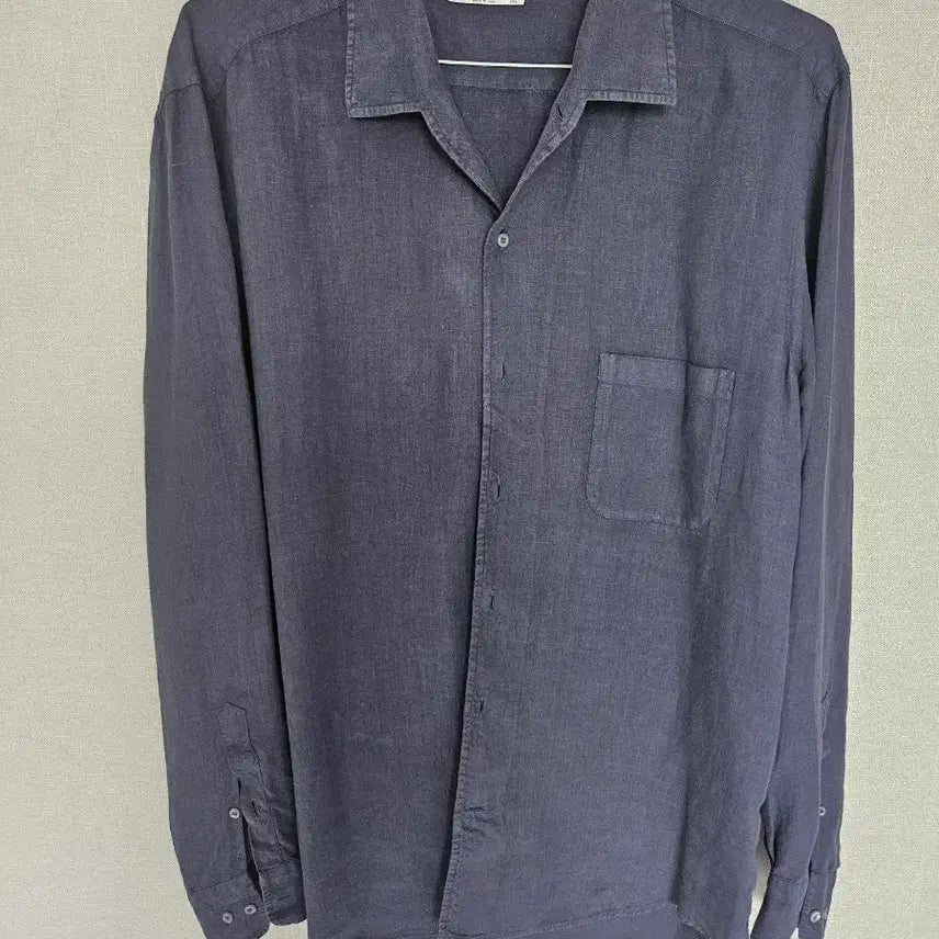 [BUNJANG] Loro Piana Linen Andre Shirt Navy / 로로피아나 린넨 안드레 셔츠 네이비