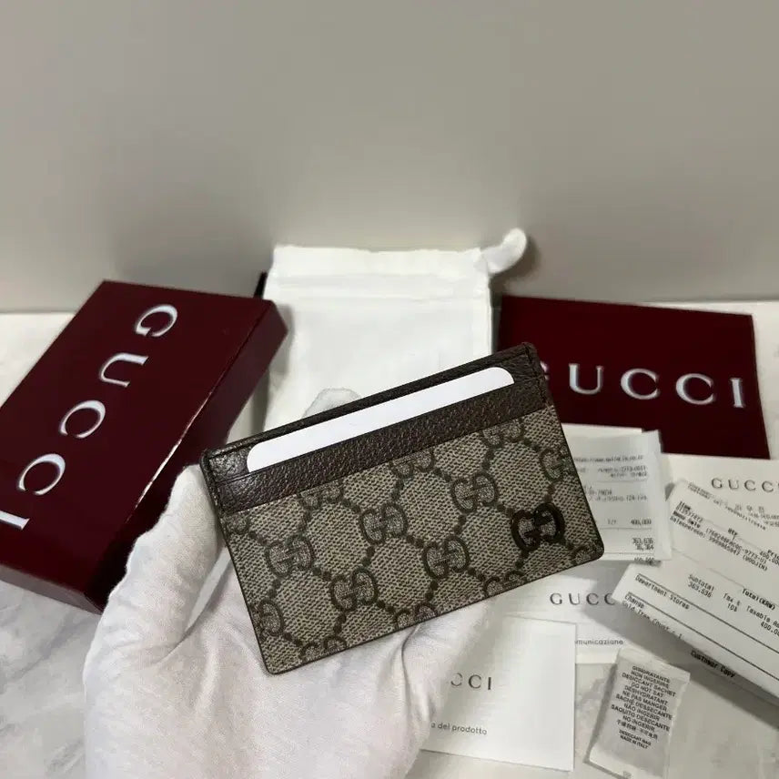 [BUNJANG] Gucci GG Card Wallet 768248 / 구찌 GG 카드지갑 768248