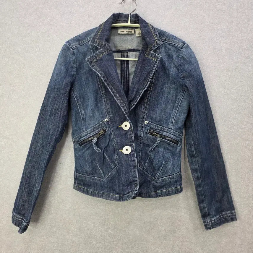 [BUNJANG] DKNY Jeans Women's Slim Fit Denim Jacket / 디케이엔와이진스 데님 자켓 DKNY JEANS