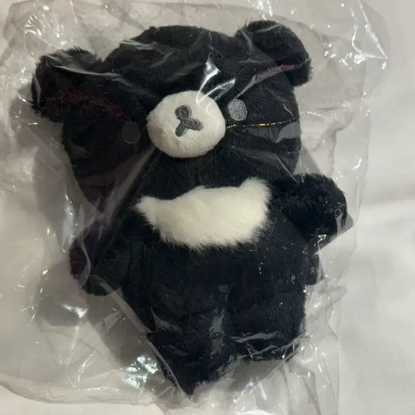 [BUNJANG] Rilakkuma Monochrome Chairoikoguma Mascot Plush / 리락쿠마 모노크롬 챠이로이코구마 마스코트 누이