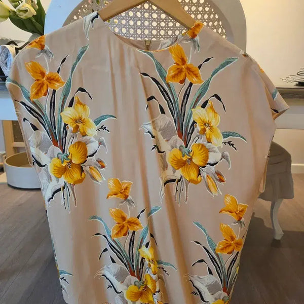 [BUNJANG] Floral Pattern Blouse / 새상품 플로럴 패턴 블라우스