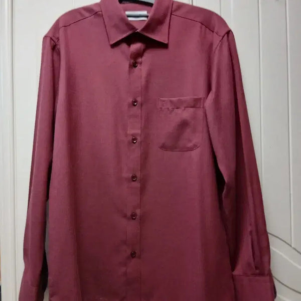 [BUNJANG] Renoma Burgundy Blend Shirt Size 100 / 레노마 버건디 셔츠 100