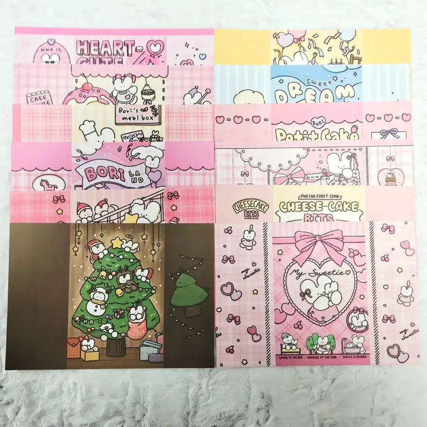 [BUNJANG] Bori Assorted Wrapping Paper Mix (60 Sheets) / [랩믹] 포용 보리 조립식 랩핑지 믹스