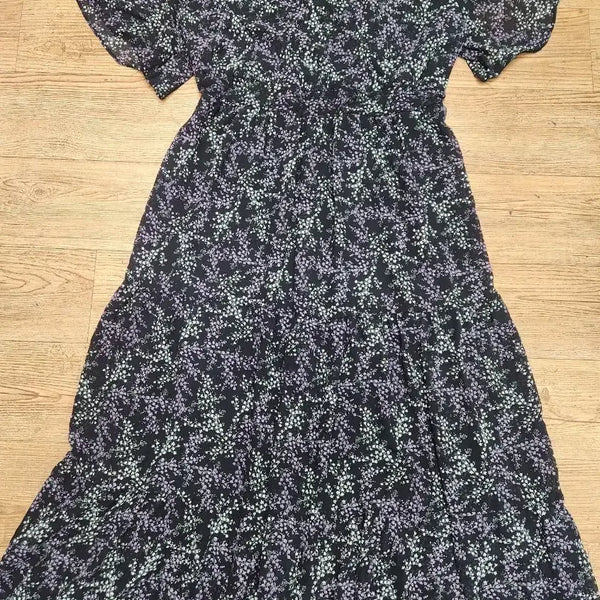 [BUNJANG] Destil Chiffon Long Dress / 데스틸쉬폰원피스