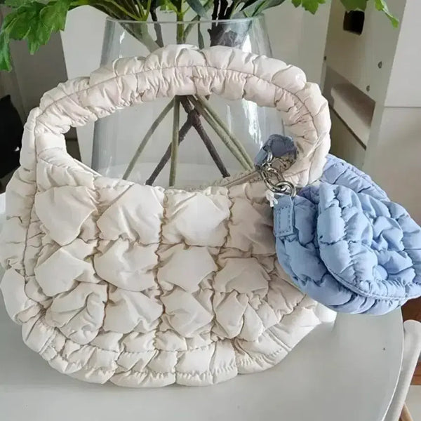 [BUNJANG] COS Quilted Micro Mini Bag Off White / # COS 퀼티드 마이크로미니백 오프화이트