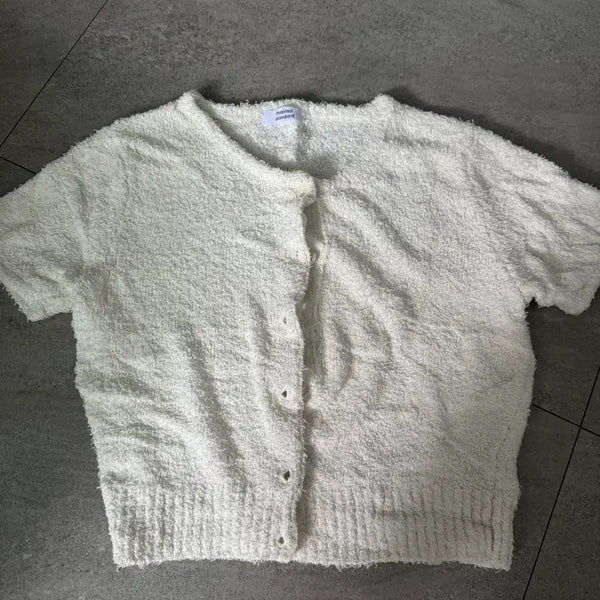 [BUNJANG] Musinsa Short-Sleeve Knit Cardigan / 무신사 반팔 니트 가디건