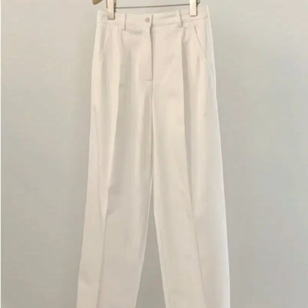 [BUNJANG] The Brunch Cotton White Pants (M) / 더브런치 코튼 화이트팬츠(M)