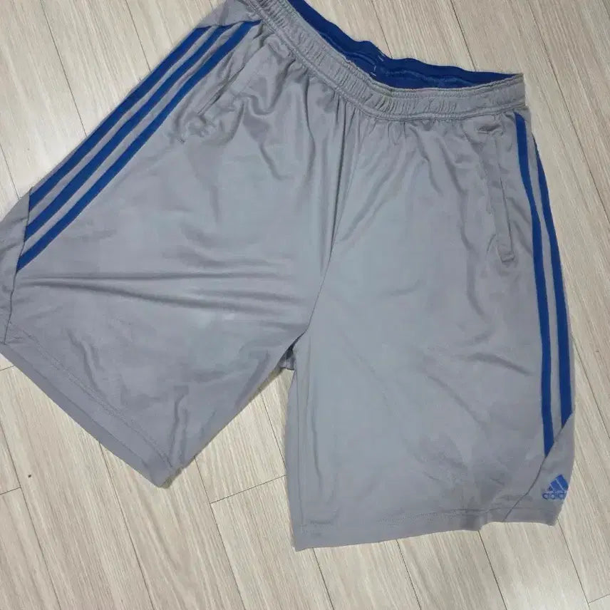 [BUNJANG] Adidas Training Shorts Gray Blue / 아디다스 트레이닝 반바지 그레이 블루