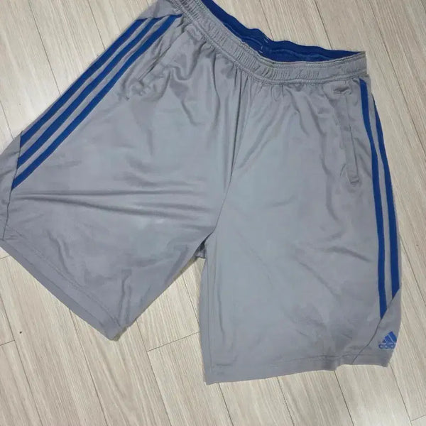 [BUNJANG] Adidas Training Shorts Gray Blue / 아디다스 트레이닝 반바지 그레이 블루