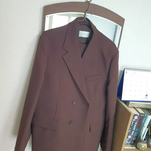 [BUNJANG] SoShin Brown Double Suit Set Up / 소신 브라운 더블 수트셋업 택포9만원에 판매합니다