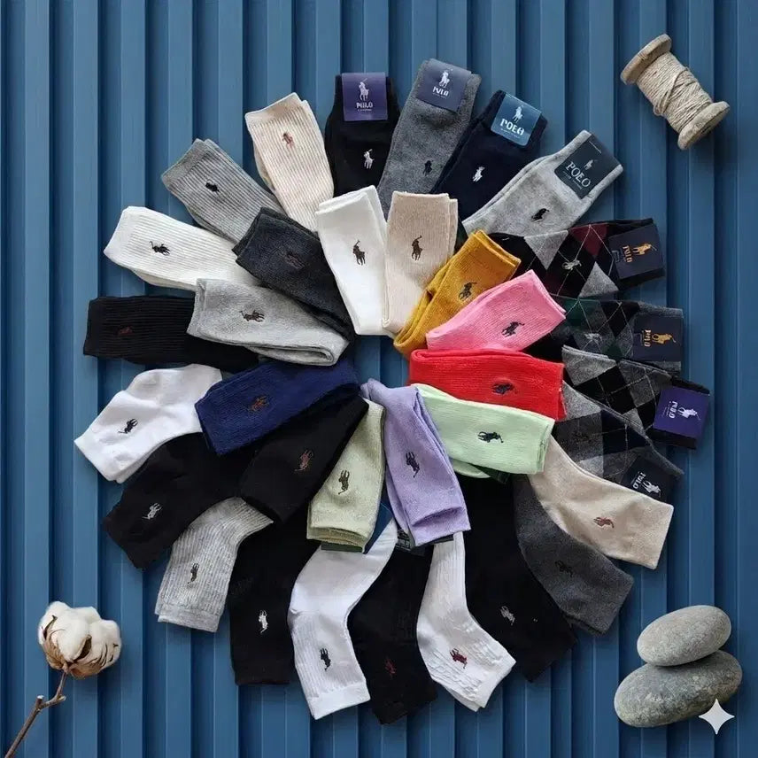 [BUNJANG] Polo Ralph Lauren Socks (6 Pairs) / [6개2만원]폴로 랄프로렌 양말