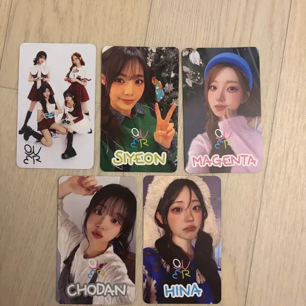 [BUNJANG] QWER Playstation Photocard 5-Card Set / (5장 세트) QWER 플스 포카