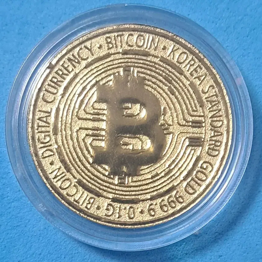 [BUNJANG] Koreamint Bitcoin Gold Coin 0.1g / 한국표준금거래소제작 비트코인 골드 코인 0.1g