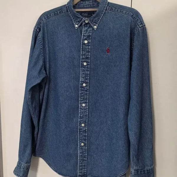 [BUNJANG] Polo Ralph Lauren Denim Shirt L / 폴로랄프로렌 데님 셔츠 L (95추천)