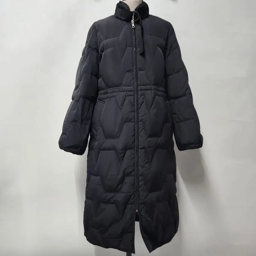 [BUNJANG] SI Genuine Quilting Long Down Padding Black Women's Size 55 / SI 정품 퀼팅 롱 다운 패딩 블랙 여성 55