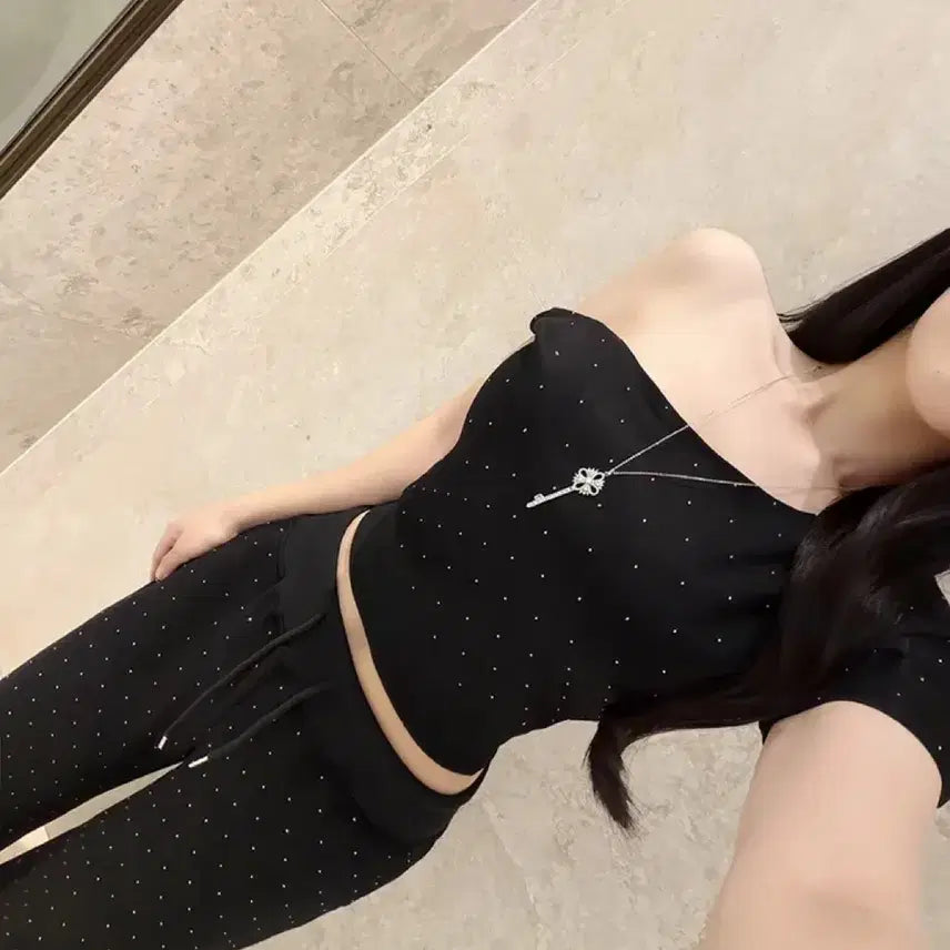 [BUNJANG] Imported Clothing Cubic Set Two-Piece / 6만원대) 새상품 수입의류 큐빅 세트 투피스