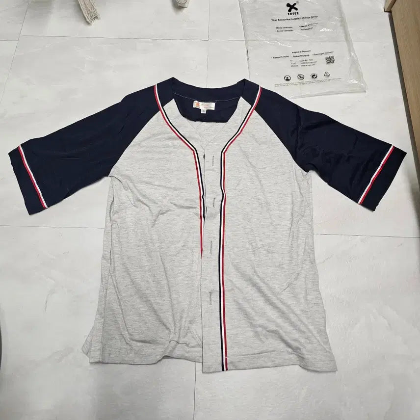 [BUNJANG] The Walking Dead Glenn Cosplay Baseball Jacket Halloween Costume / 워킹데드 글렌 코스프레 야구옷 할로윈 코스튬