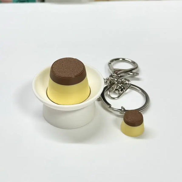[BUNJANG] Pudding Clicker Keycap Keyring / 푸딩 클리커 키캡 키링 클릭커