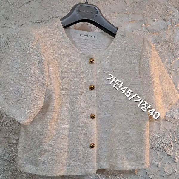 [BUNJANG] 3-Piece Linen Dress & Tweed Jacket Set / 3피스일괄(55) 미국산 린넨원피스 썸머트위트자켓