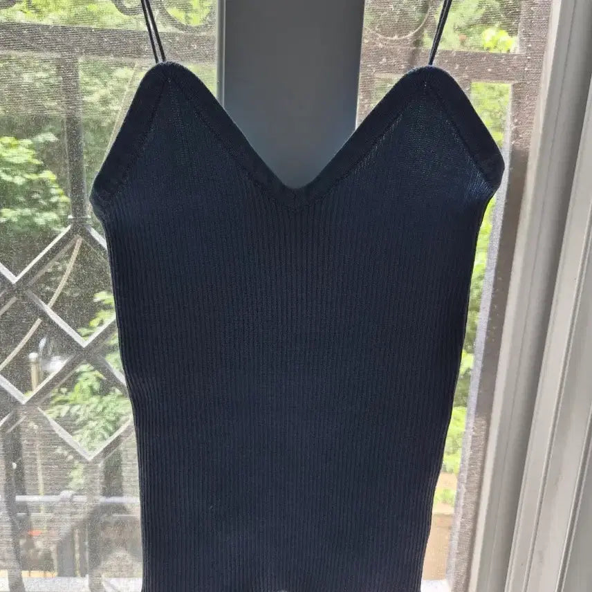 [BUNJANG] Blue Sky Knit Sleeveless Top / 블루 스카이/니트 나시
