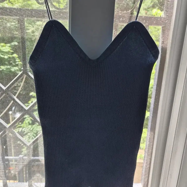 [BUNJANG] Blue Sky Knit Sleeveless Top / 블루 스카이/니트 나시