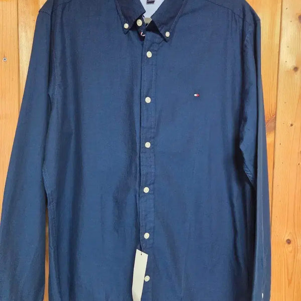 [BUNJANG] Tommy Hilfiger Men's Navy Shirt (New) / 타미힐피거 남성 셔츠 네이비(새상품)