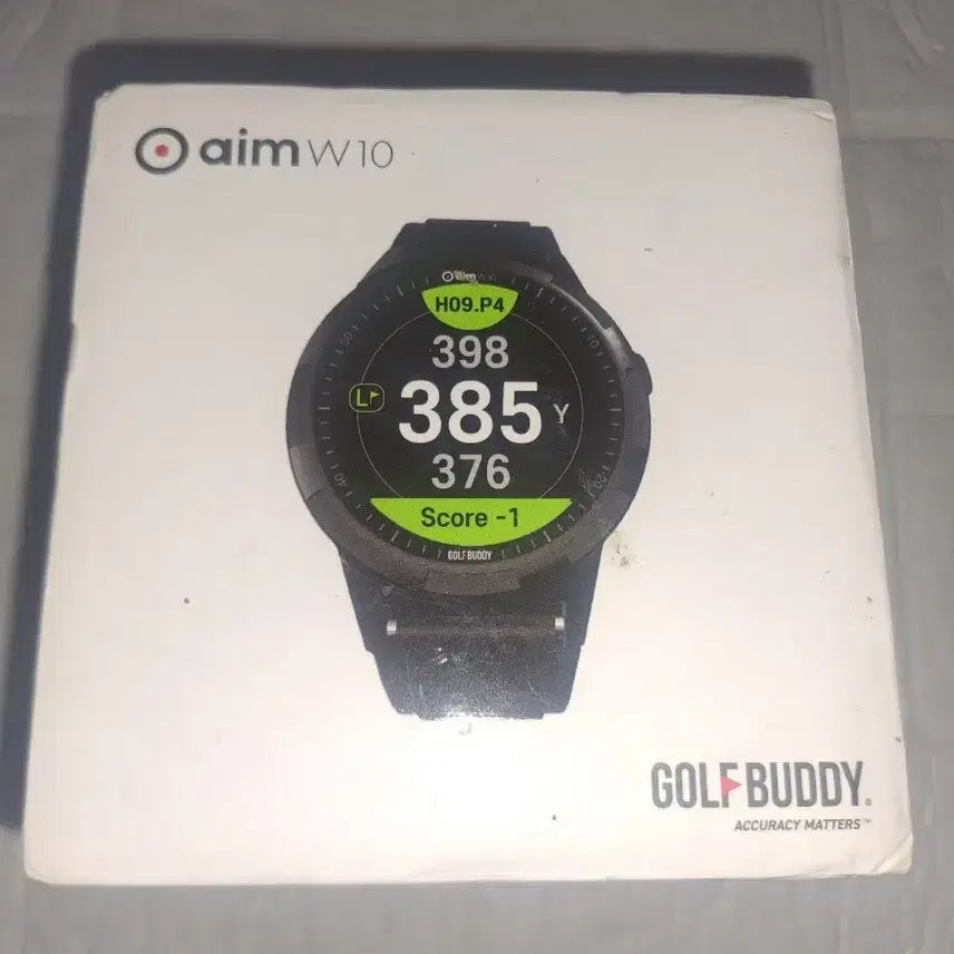 [BUNJANG] Golfbuddy AIM W10 Smart Golf Rangefinder Watch / 골프버디 시계형 거리측청기 AIM W10 판매