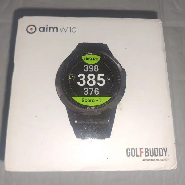 [BUNJANG] Golfbuddy AIM W10 Smart Golf Rangefinder Watch / 골프버디 시계형 거리측청기 AIM W10 판매
