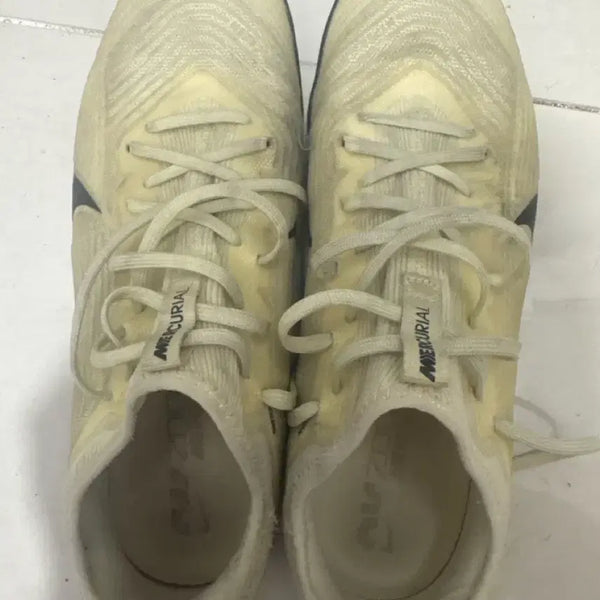 [BUNJANG] Nike Zoom Mercurial Vapor 15 Pro TF Futsal Shoes Lemon 260 / 나이키 줌 머큐리얼 베이퍼 15 프로 TF 풋살화 레몬 260