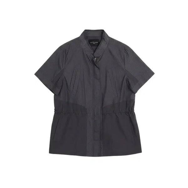 [BUNJANG] Chartreuse Women's Short Sleeve Windbreaker String / 여성100/ 샤트렌 스트링 반팔 바람막이 22-108