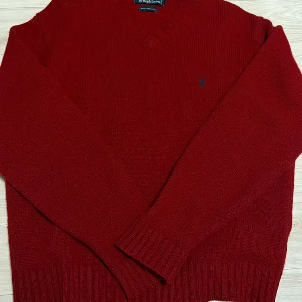 [BUNJANG] Polo V-Neck Women's Knit / 폴로 브이넥 여성 니트