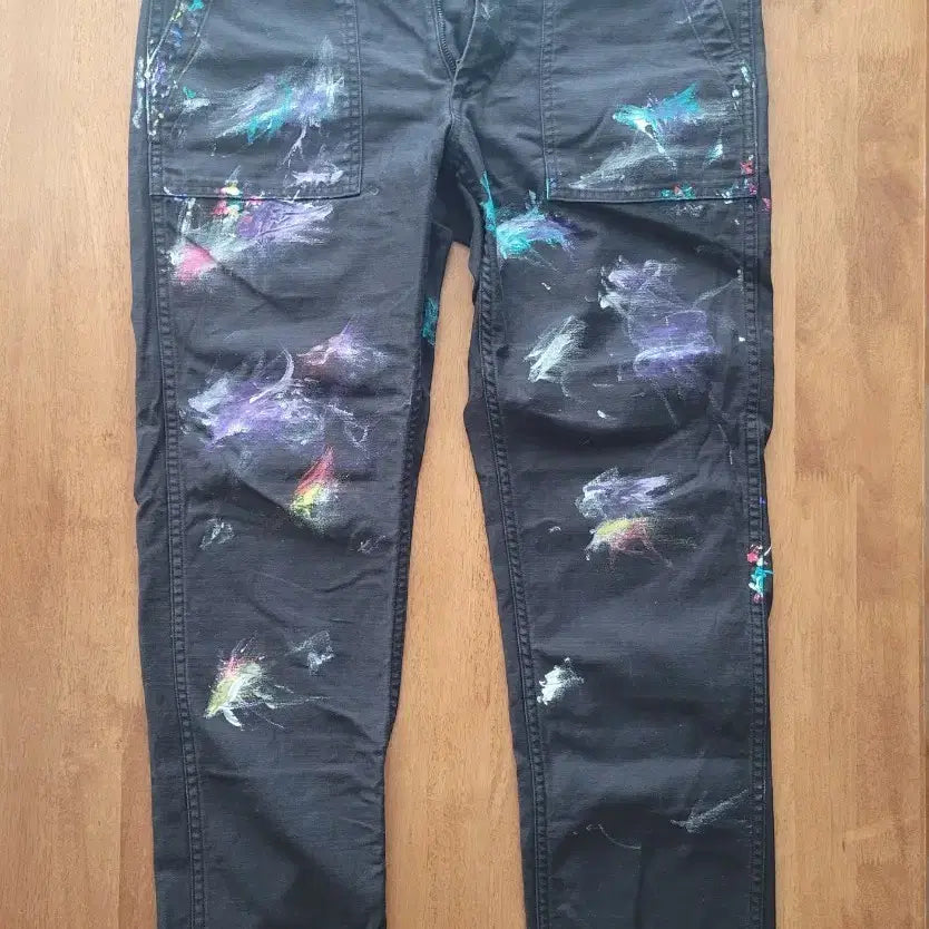 [BUNJANG] orslow Paint Detail Pants (Size M) / orslow 페인트 팬츠 M사이즈
