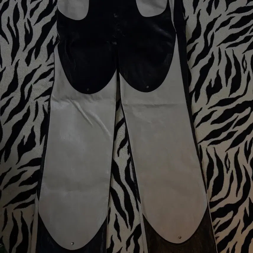 [BUNJANG] Anchovi Faux Leather Cotton Lined Pants / Anchovi 레더 팬츠